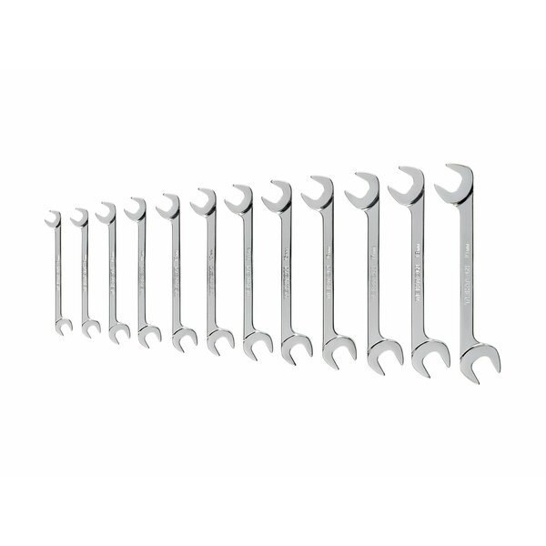 Tekton Angle Head Open End Wrench Set, 12-Piece 8-19 mm WAE90205